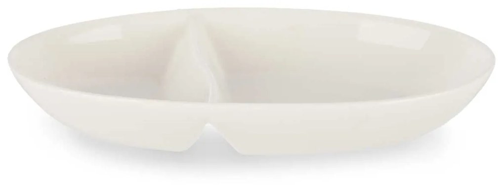 Talerz na przekąski porcelanowy OVAL, 12 x 20 x 3 cm