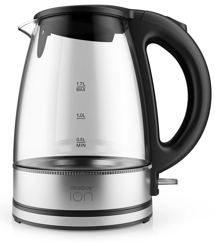 Czajnik K1 Crystal Glass Black