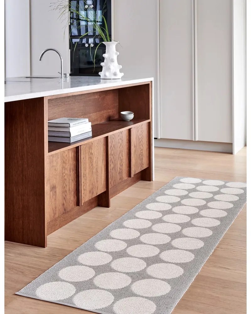 Beżowo-kremowy chodnik odpowiedni na zewnątrz 70x320 cm Hugo Linen Vanilla – Pappelina