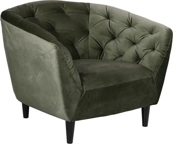 Pikowany fotel w stylu glamour Ria Vic