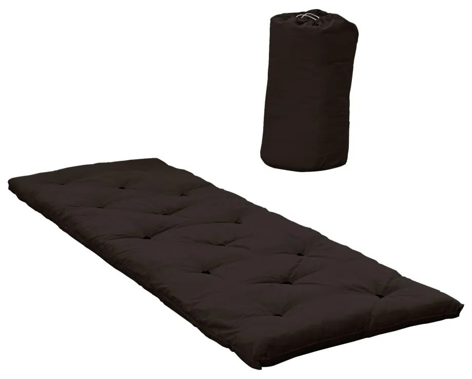 Ciemnobrązowy materac futon 70x190 cm Bed In a Bag Brown – Karup Design