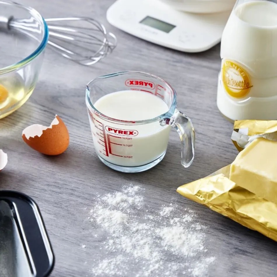 Szklany kubek pomiarowy Pyrex 0,5 l, 12 x 12 cm, 500 ml