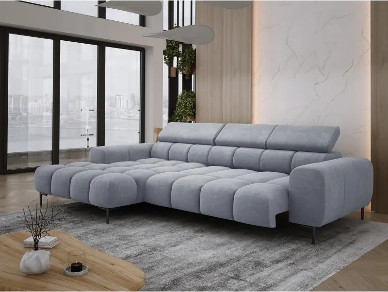 Narożnik PLAZA MINI wolnostojący Lewostronny w tkaninie CLOUD 82 WERSAL