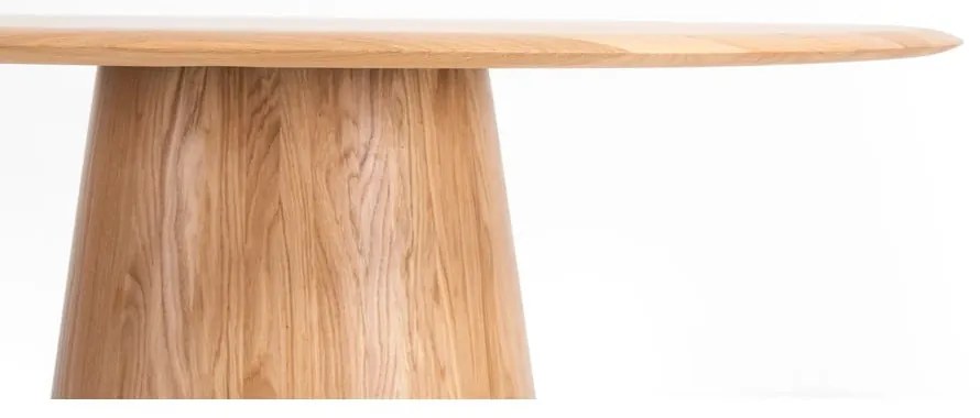 Okrągły stół z litego drewna dębowego ø 126 cm Mushroom – Gazzda