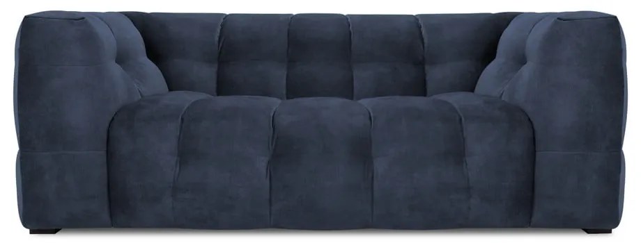 Niebieska aksamitna sofa Windsor &amp; Co Sofas Vesta, 208 cm