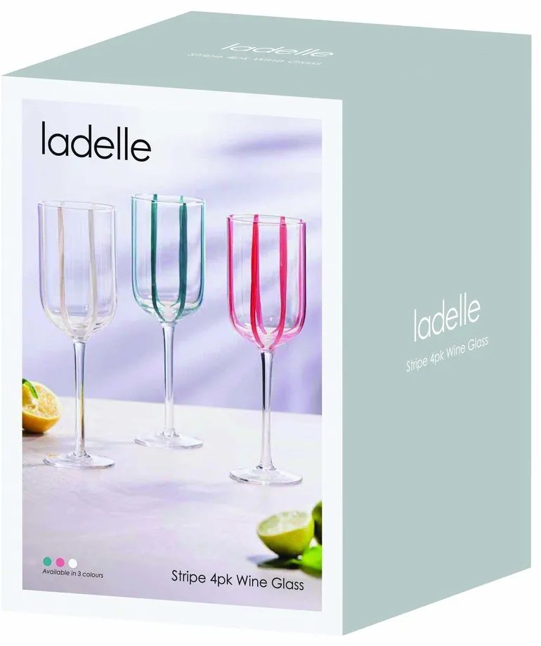Kieliszki do wina zestaw 4 szt. 350 ml Stripe – Ladelle