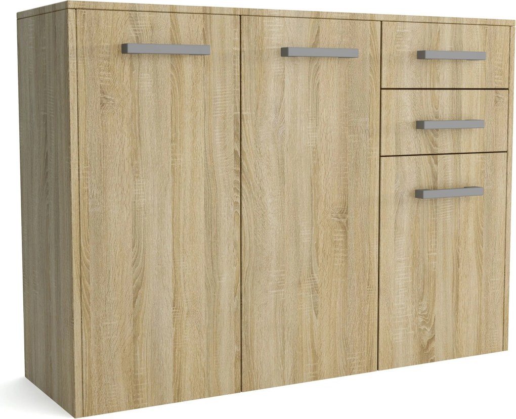 Komoda SCALINI 113 cm do Salonu Sypialni Dąb sonoma
