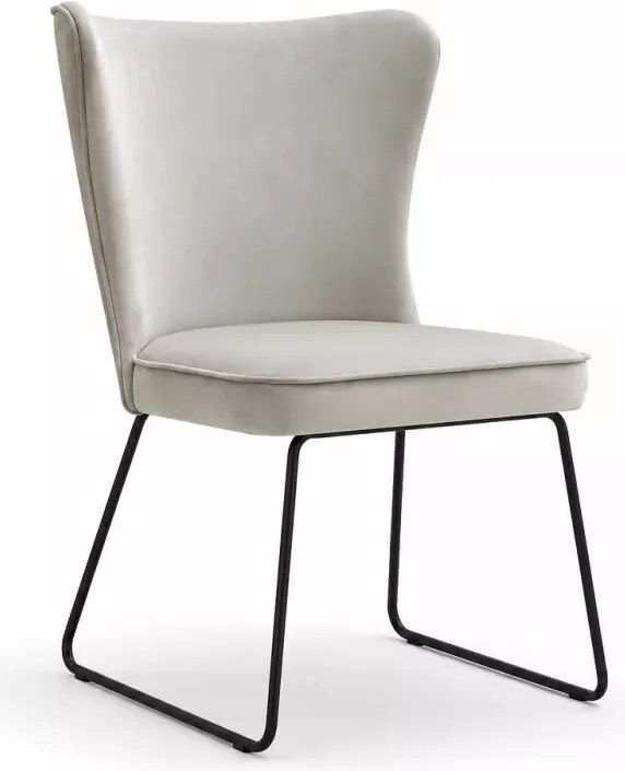Eleganckie krzesło Monte Ski na metalowych nogach