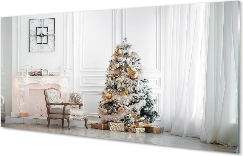 Szklany Panel Tradycyjne Dekoracje Choinkowe