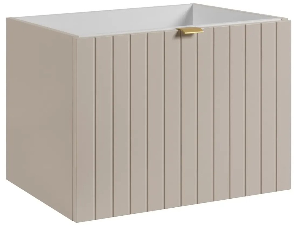 Szafka pod umywalkę HARMO 60 cm kaszmir półmat KROFAM