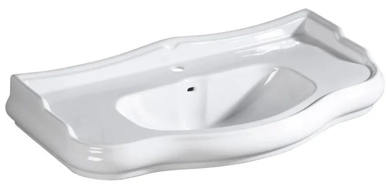 Biała ceramiczna umywalka 100x54,5 cm Retro – Sapho