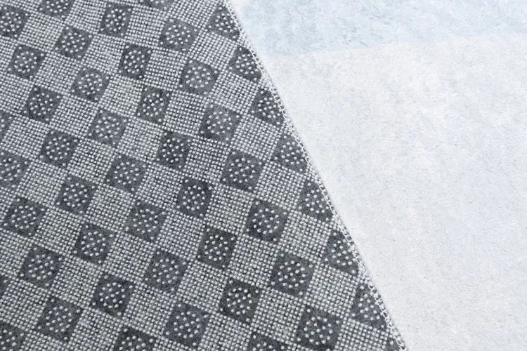 Niebieski dywan młodzieżowy w gwiazdki M7-E82