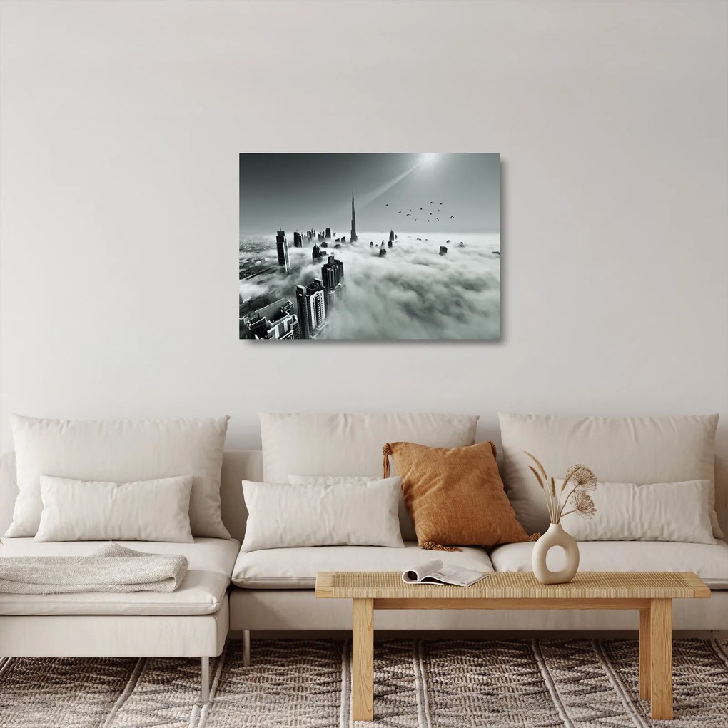 Obraz na szkle - Wieżowce w Dubaju (70x50 cm)