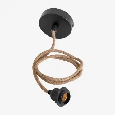 Kabel Do Zewnętrznej Lampy Sufitowej Coyle Czarna - Sklum