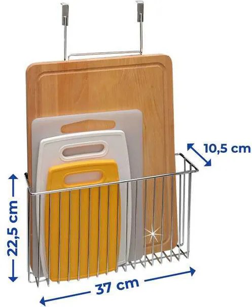 Półka kuchenna na drzwi FLEXI, 37 x 13 x 59 cm, WENKO