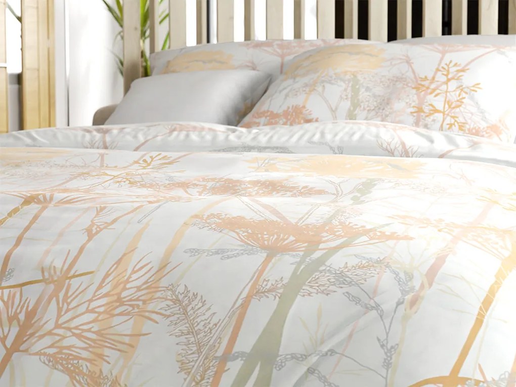 PrzytulneMieszkanie.pl PrzytulneMieszkanie.pl Pościel z bawełny Renforcé CARAWAY kremowa Rozmiar pościeli: 70 x 90 cm | 140 x 200 cm