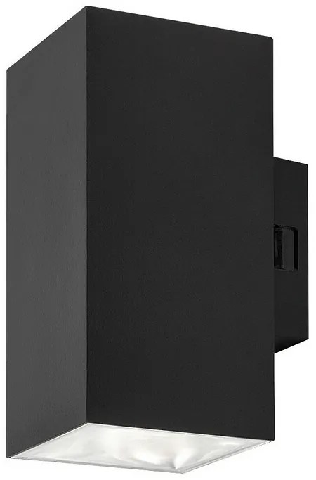 Rabalux 77157 zewnętrzna oprawa ścienna LED Urfa,18W, IP65, czarna, 16 cm