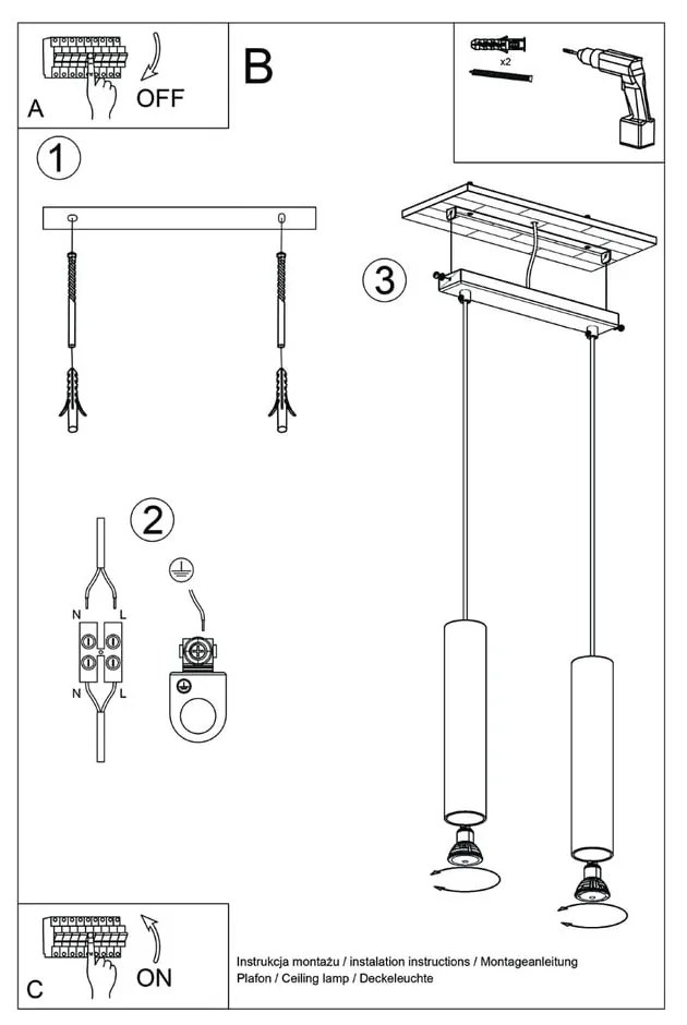 Ceglasta lampa wisząca Castro – Nice Lamps