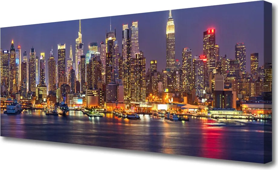 Duży obraz na płótnie Światła Wielkiego Miasta