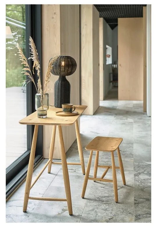 Stołek z drewna dębowego Bodo – Villa Collection