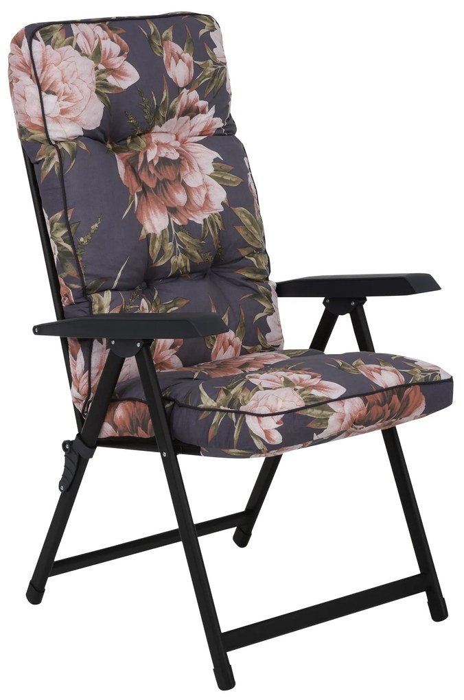 Fotel ogrodowy rozkładany Lena Black Edition A098-01IB PATIO