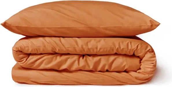 PrzytulneMieszkanie.pl PrzytulneMieszkanie.pl Bawełniana pościel CALMORA terakotowa Rozmiar pościeli: 2 szt 70 x 90 cm | 200 x 220 cm