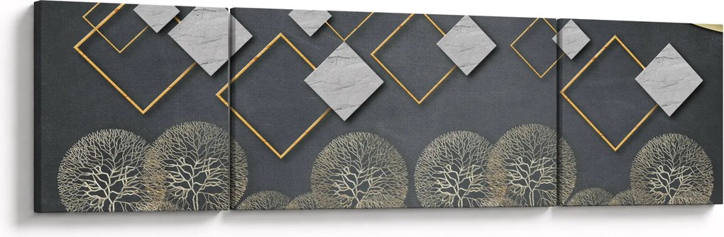 Obraz abstrakcji (170x50 cm)