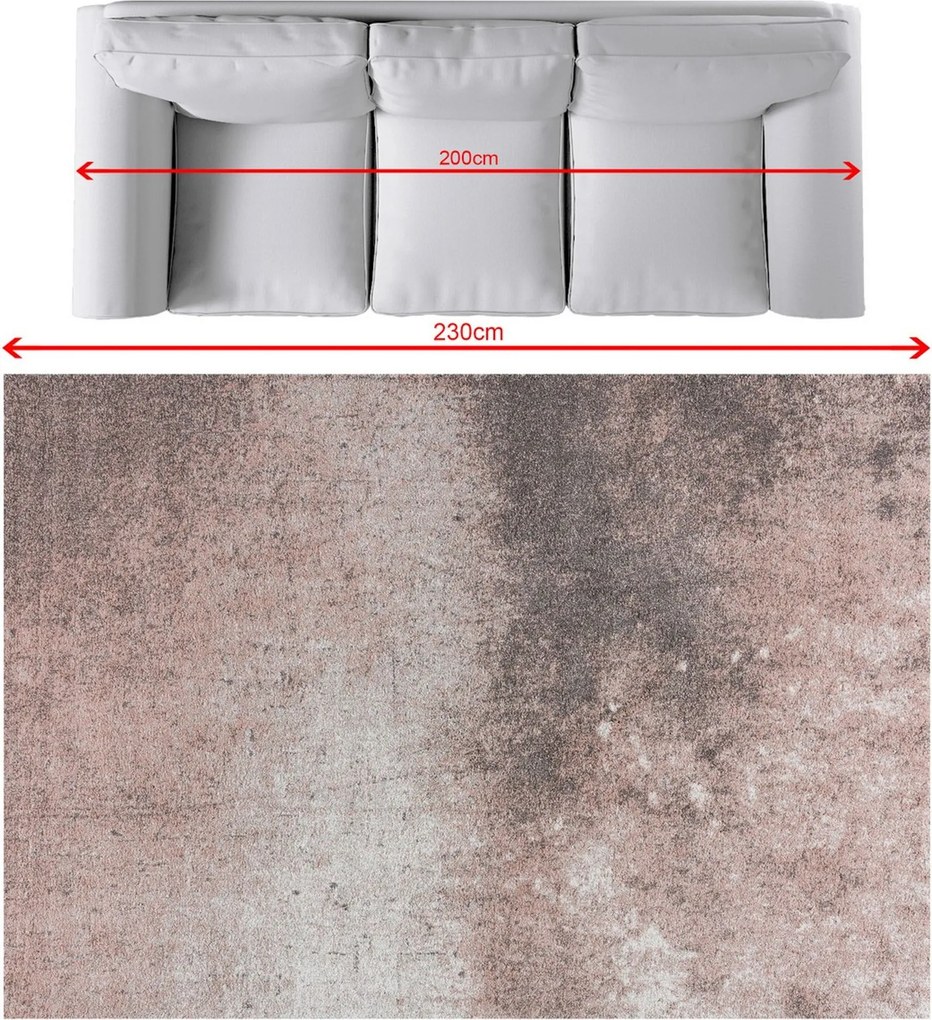 Dywan Softness cream rose 160x230cm