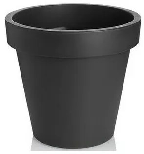 Gardenico Doniczka Metro Twist 'n' Roll antracyt, 29 x 26,5 cm