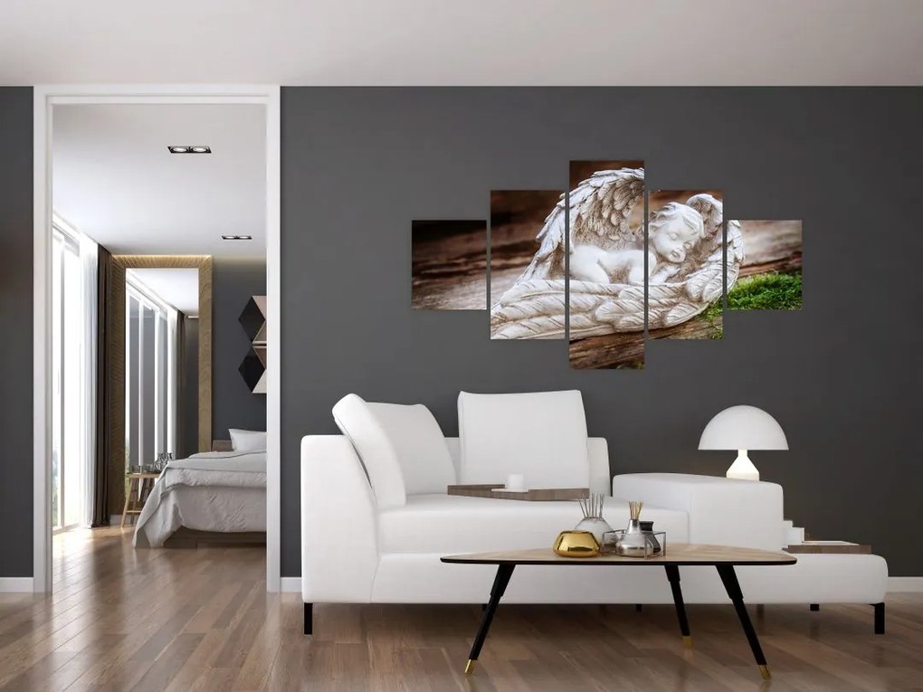 Obraz - Śpiący anioł (125x70 cm)