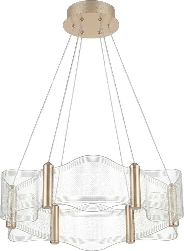 LAMPA SUFITOWA WISZĄCA G151-CP ZŁOTA