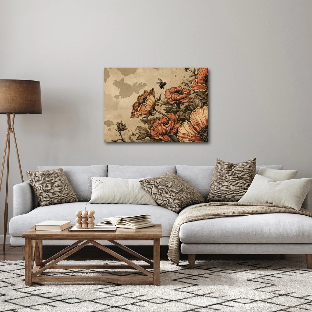 Obraz - Bee Meadow II. (70x50 cm)