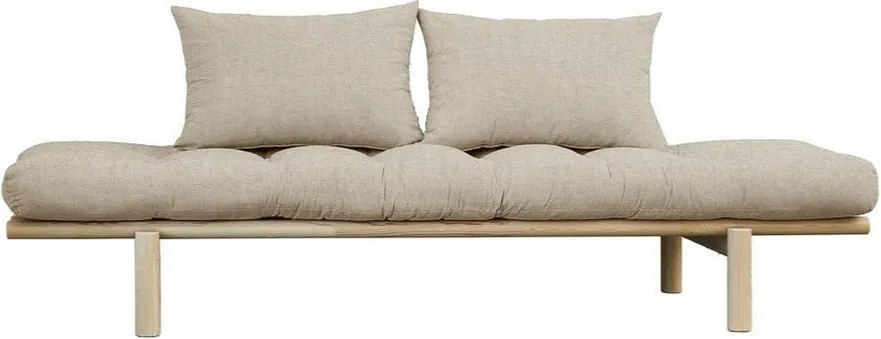 Sofa z lnianym pokryciem Karup Design Pace Natural/Linen