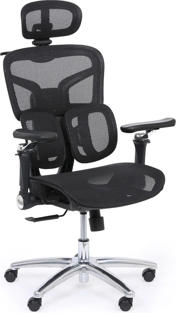 Krzesło biurowe LEVEL, czarna