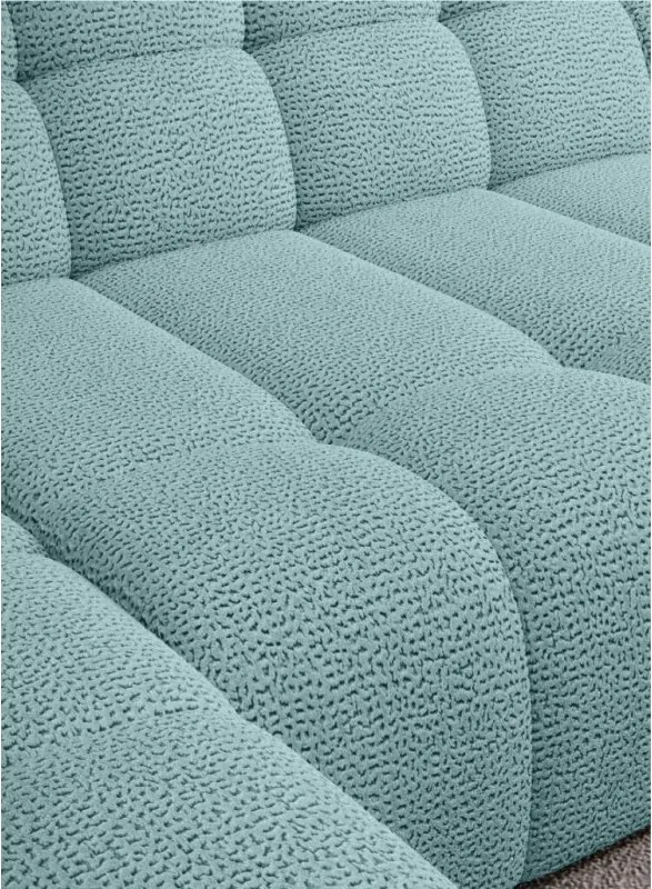 Narożnik COCOON XL w układzie U z elektryczną regulacją siedziska Prawostronny w tkaninie JAGUAR 16