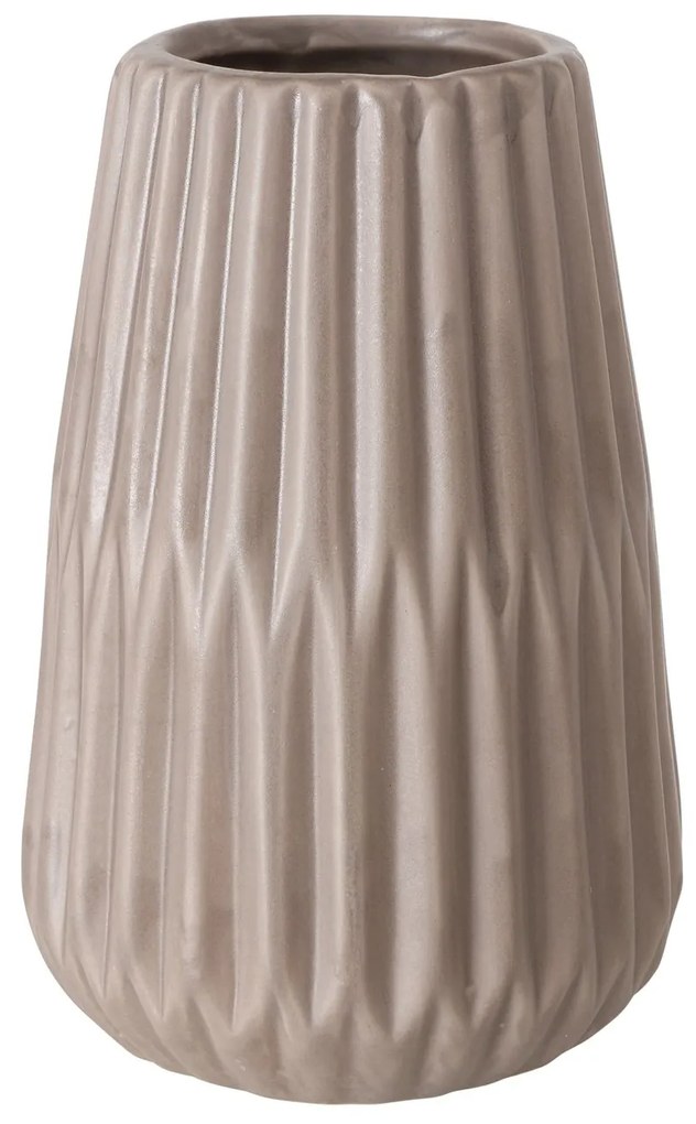 Ceramiczny wazon z tłoczonym wzorem ESKO, 18 cm