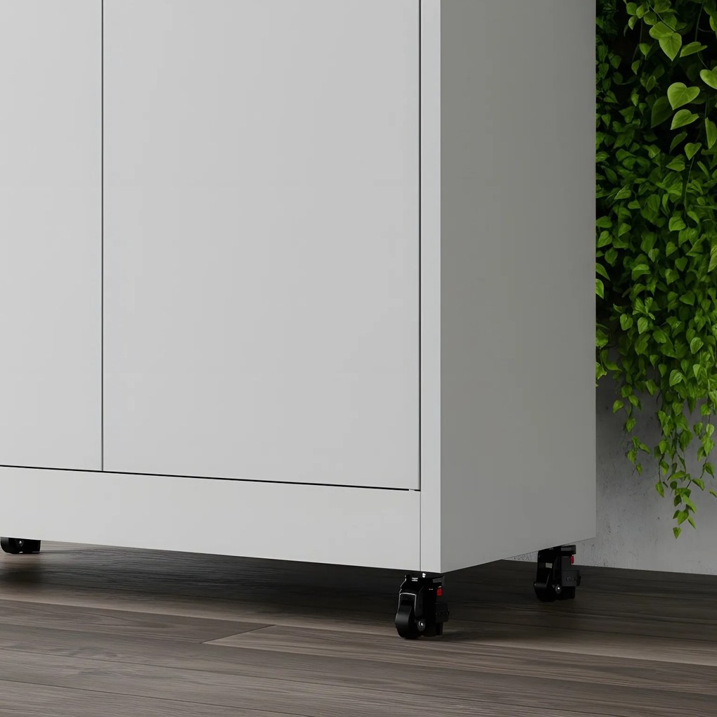 Kółka do szaf 90 x 397 x 85 mm