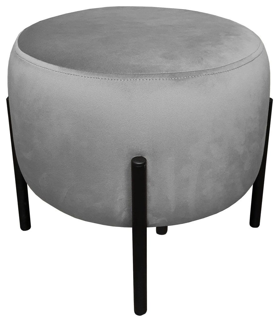 Pufa OLA LOFT ławka podnóżek metal MG17