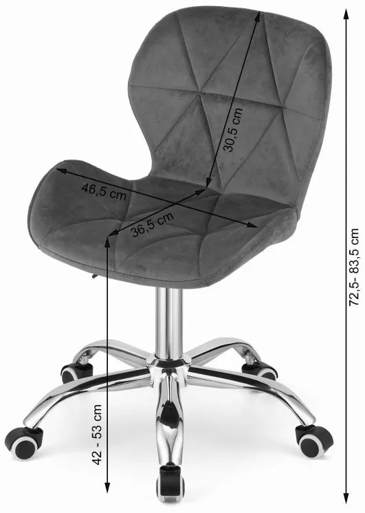 Zestaw do biura stół TAYLOR SONOMA 100x50 cm + krzesło biurowe AVOLA z ekoskory rozowy