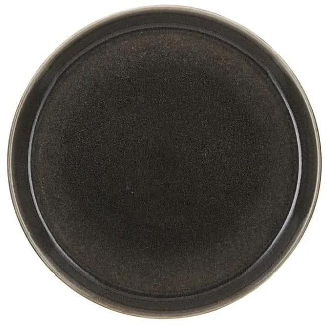 Ciemnoszary kamionkowy talerz ø 27 cm Gastro Grey/Grey – Bitz