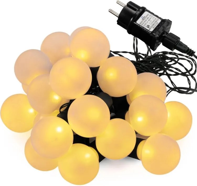 GARTHEN Oświetlenie ogrodowe, 20 diod LED, ciepła biel