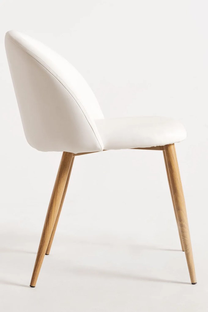 Zestaw 4 Krzese Vint Ekoskóra