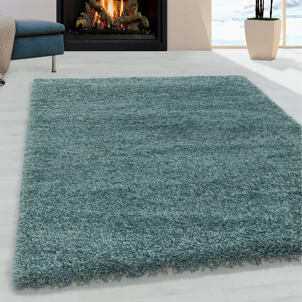 Dywan shaggy Sydney morski 120 cm x 170 cm