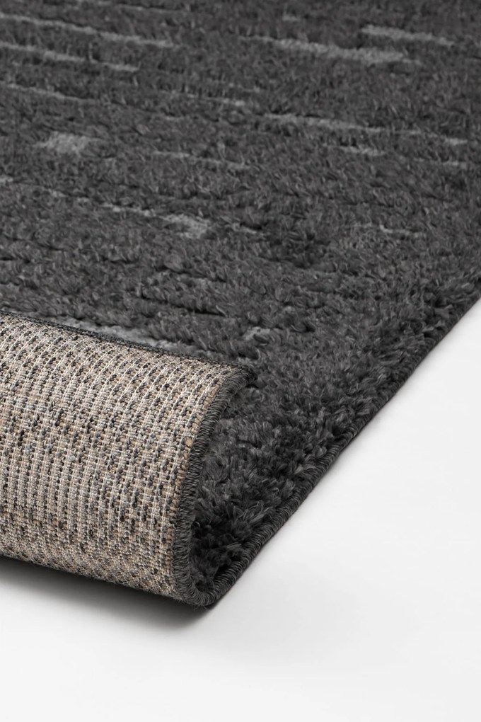 Dywan nowoczesny Alma Pasy ciemne szare 200 cm x 290 cm