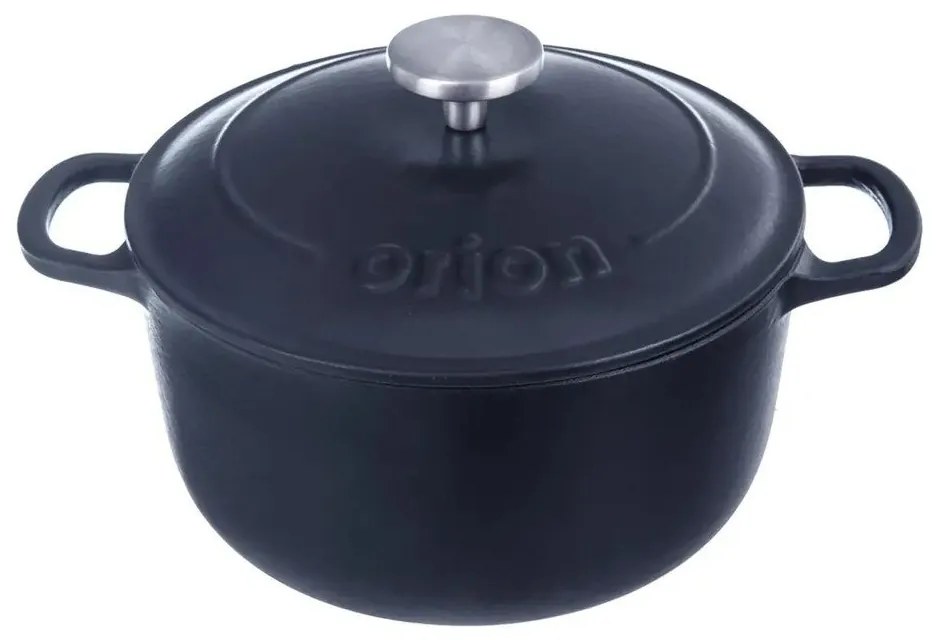 Garnek żeliwny z pokrywką odpowiedni na indukcję 3,3 l LITINA SMALT – Orion