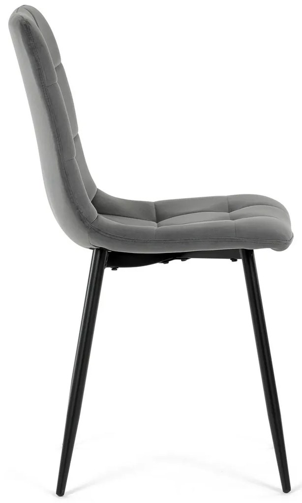 Zestaw krzeseł do jadalni CT-281 GREY4, 4 szt.