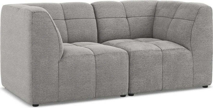 Szara sofa z materiału bouclé 180 cm Aloha – Makamii