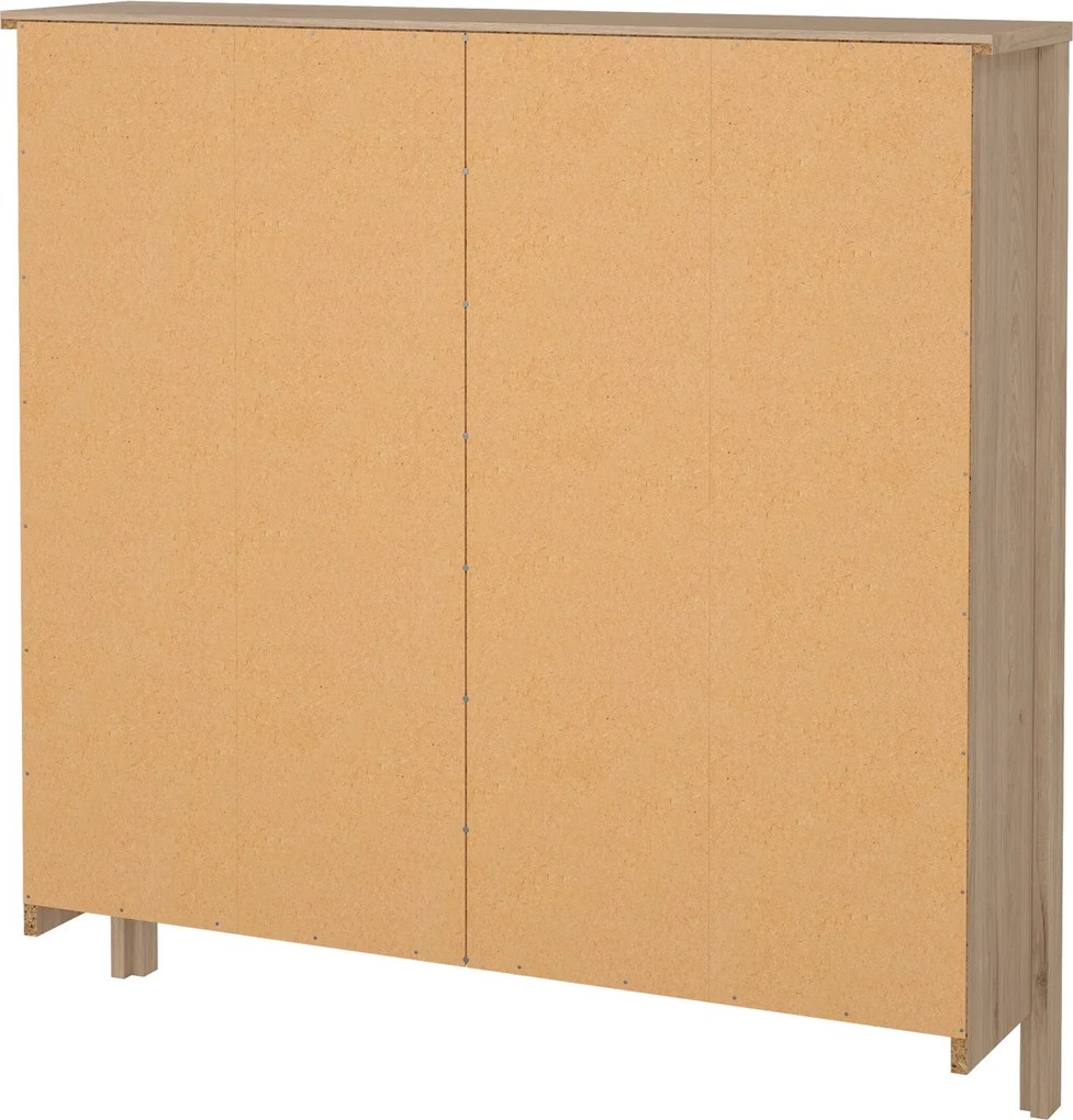 Szafka na buty Madrid z 4 półkami, jackson hickory