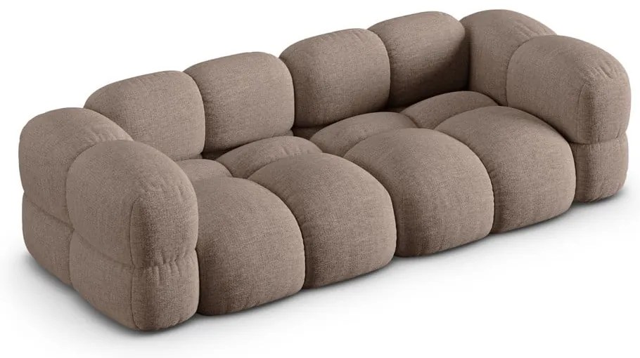 Brązowa sofa 250 cm Loretto – Cosmopolitan Design