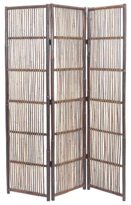 Brązowy rattanowy parawan Hermien – Light &amp; Living